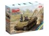 ICM 35343 Prost! Between Battles on Bergepanther WWII German Tankmen with Bergepanther 1/35